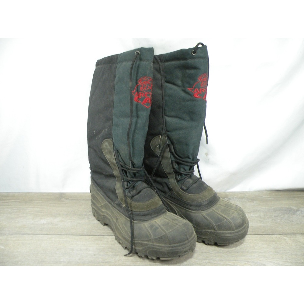 Arctic Cat Men's Winter Snow Boots Insulated Waterproof Lace Up Size 11 Black